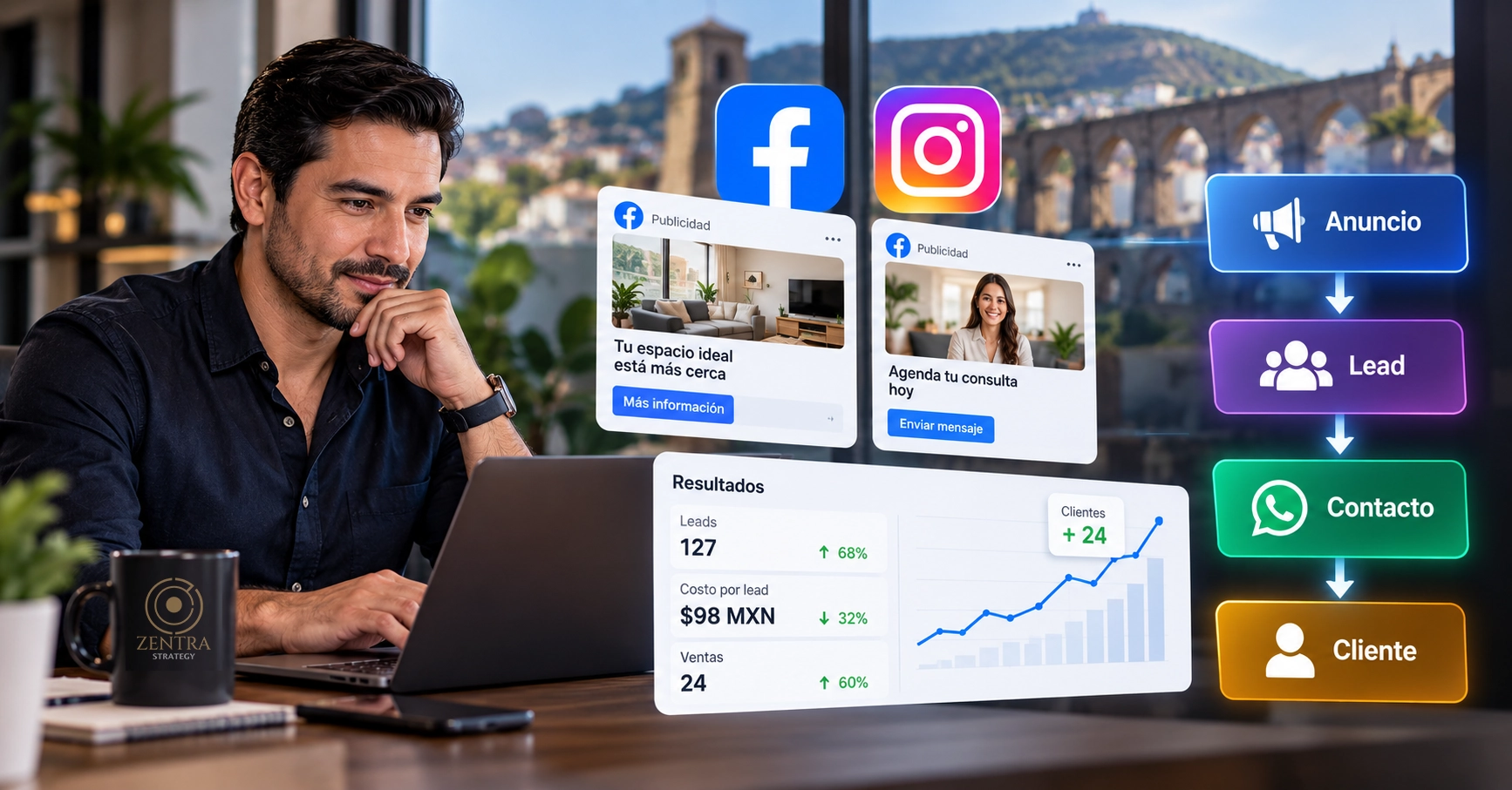 Marketing digital con embudo de ventas copia Agencia de Marketing Digital en Querétaro con estrategias para hacer crecer tu negocio
